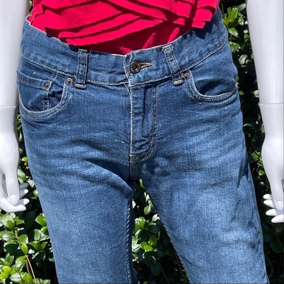 Custom Vintage Levi’s 511’s DIY Destructed Straight Leg Ankle Jeans - Picture 6 of 13